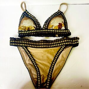 Gold Sequence Bikini